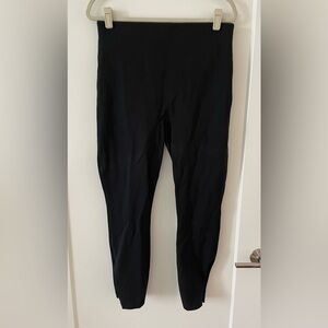 SPANX Pull On Slim Leg Pants with Ankle Zips, Black, XL